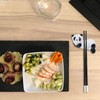 GLOBLELAND 8Pcs Panda Chopsticks Holder Cute Ceramic Chopstick Rest Chopsticks