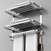 CAXIMSY 22.8Inch Towel Rack for Bathroom and Lavatory Towel Hanger