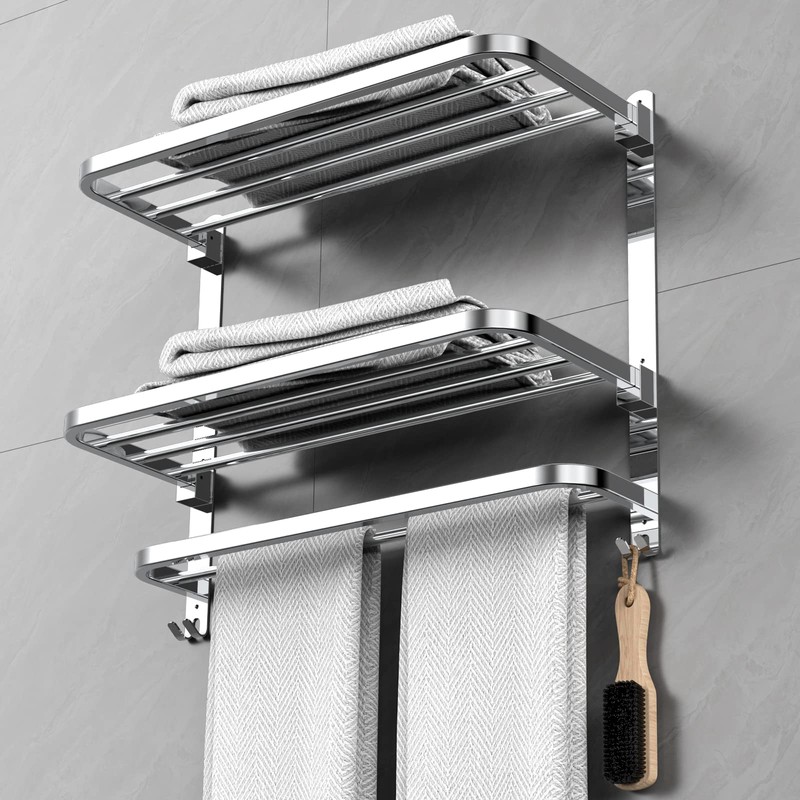 CAXIMSY 22.8Inch Towel Rack for Bathroom and Lavatory Towel Hanger