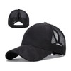 FREEBIRD99 Ponycap Messy High Bun Ponytail Baseball Cap Adjustable Mesh