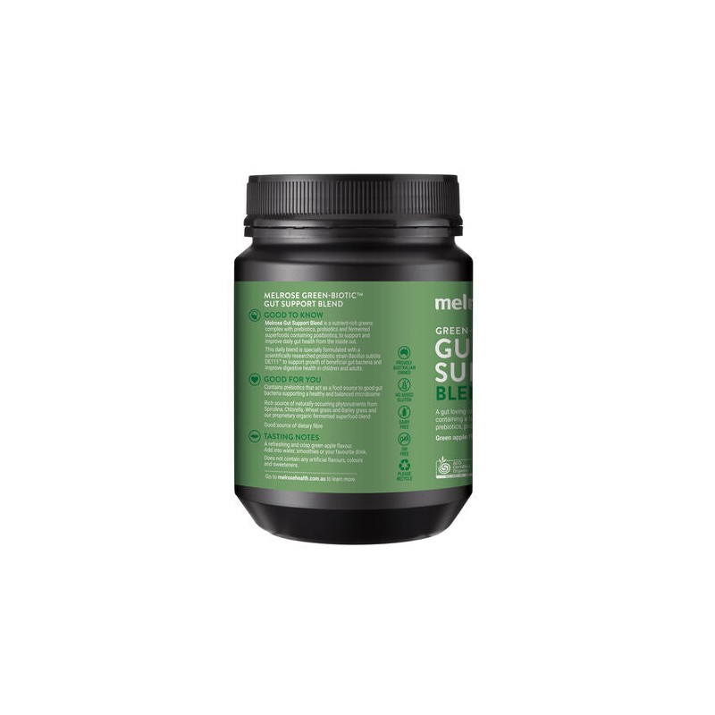 Melrose Green Biotic Gut Support Blend Green Apple 195g