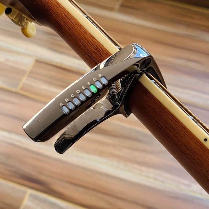 2 In 1 Acoustic Guitar Capo Precise Accurate Tuning Full