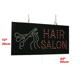 Hair Salon Sign, TOPKING Signage, LED Neon Open, Store, Window, Shop, Business, Display, Grand Opening Gift, Nails