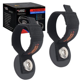 ULIBERMAGNET Strong Magnetic Storage Straps,Heavy Duty Magnetic Garage Storage Tool Organizer,Extension Cord Straps, Hose, Cable, Rope,Tools for Garage,Pick-up,RV and Workshop(2 Pack)