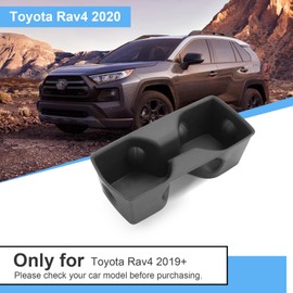 Coleya Rear Seat Armrest Cup Holder Compatible with Toyota RAV4 2019-2024, Rav4 Back Seat Centre Armrest Glove Box Organiser, Toyota RAV4 Accessories Rear Seat Cup Holder