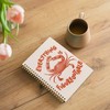 Likjad Inspirational Everything is Figureoutable Crab Spiral Notebook Journal 5.5x8.3,