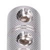 Aramox 2pcs Power Cord Extension Terminal Audio Cable Joiner Coupler,