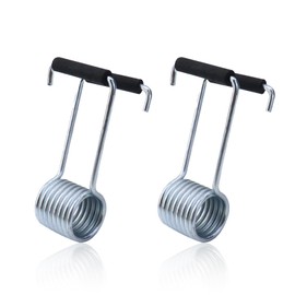 BRBASAP 2 Pack Universal Butterfly Spring Door Closer Self Closing with Rubber Bumpers Ideal for Auto Closing Interior Doors Hinges Home Closers Easy Opening