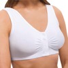 Cooling Snap Front Bra, Size XL White
