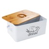 SOTECH Bread Box with Cutting Board and Handle Bread Holder