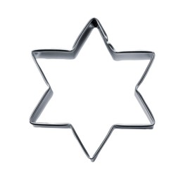 Staedter 6 Point Star Cookie Cutter, Silver, 3 x 2.5 cm