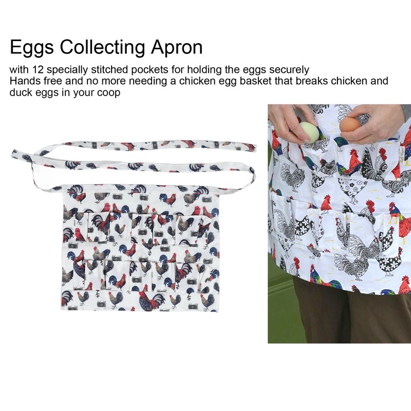 Eggs Apron Eggs Collecting Gathering Holding Apron for Chicken Hense