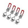 FengZeYing 4 Pcs Adjustable Toggle Clamp, Metal Toggle Latch Non-Slip