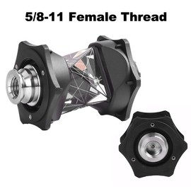 Total Station Prism, 360° Reflective Survey Prisms, 5/8-11 Female Thread Compatible with Topcon Sokkia Land Surveying Equipment, Protective Bag & Covers