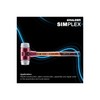 Halder 3039030 "Simplex Soft-Face TPE-Mid/Soft" Metal Mallet, Multi-Colour, 30 mm