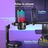 MAONO - Micrófono USB para PC, micrófono RGB para juegos