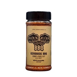 Kendrick BBQ - Pork and Poultry Rub 9.5 oz, Pack of 1 - Low Sodium - No MSG - Gluten FREE