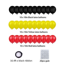 48 Piece Monster Truck Birthday Party Supplies Happy Birthday Banner Monster Truck Banner Truck Shape Balloons Multicolor Balloons Cupcake Topper Racing Car Truck-Themed Birthday Decorations