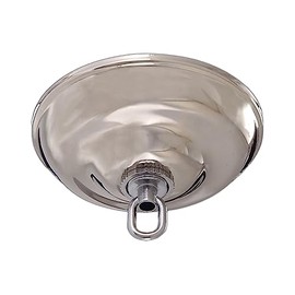 B&P Lamp® Solid Brass (Nickel Plated Shown) Canopy Kit, 5 1/2" Dia.