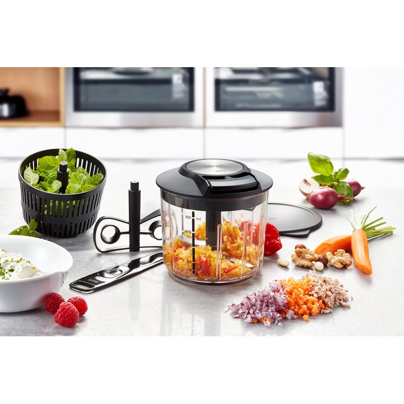 Gefu Multizerkleinerer Speedwing - Grinder, manueller Mixer für Obst oder