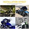 goodfitment M8 M10 Black Motorcycle Mirrors,2Pcs Universal Water Drop Shape