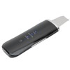 Face Skin Scrubber USB Rechargeable Peeling Machine Ultrasonic Exfoliating SkinCare(Black