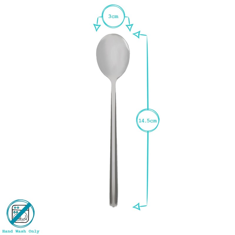 Argon Tableware Stainless Steel Teaspoons - 14.5cm - Copper -