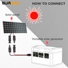 Surieen Anderson Solar Plug to 50A Connector Cable, 10AWG Plug