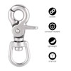 5Pcs Durable Stainless Steel Trigger Swivel Snap Hook Clasp Houseboat