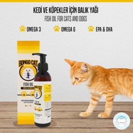 BONGO CAT Fish Oil - 200gr. (EVCİL HAYVANLAR İÇİN BALIK YAĞI)