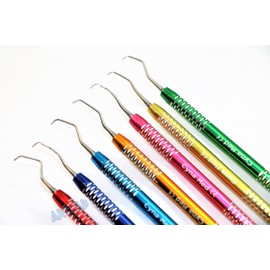 Gracey Curette Multicolor Scaler 7PC PERIODONTAL Dental Instruments (CYNAMED)
