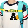 C-ZOFEK Backpack Chest Strap Adjustable Sternum Buckle Strap With Badge