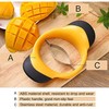 3-in-1 Mango Slicer/Peeler/Cutter/Splitter/Pitter with Stainless Steel Blade Pit Remover Tool