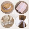 White Lace Ribbon, 2-Layer Pleated Edge White Lace Ruffle Trim