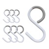 JUSTBOKU S-Shaped Hooks, No Rust, Anti-Shedding, S-Shaped Hook, S Hook,