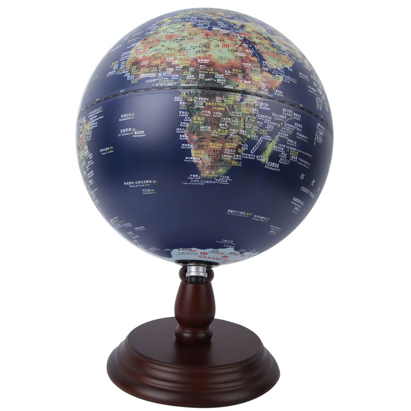 20CM 3D Retro Globe HD Student Learning Tools Study Room