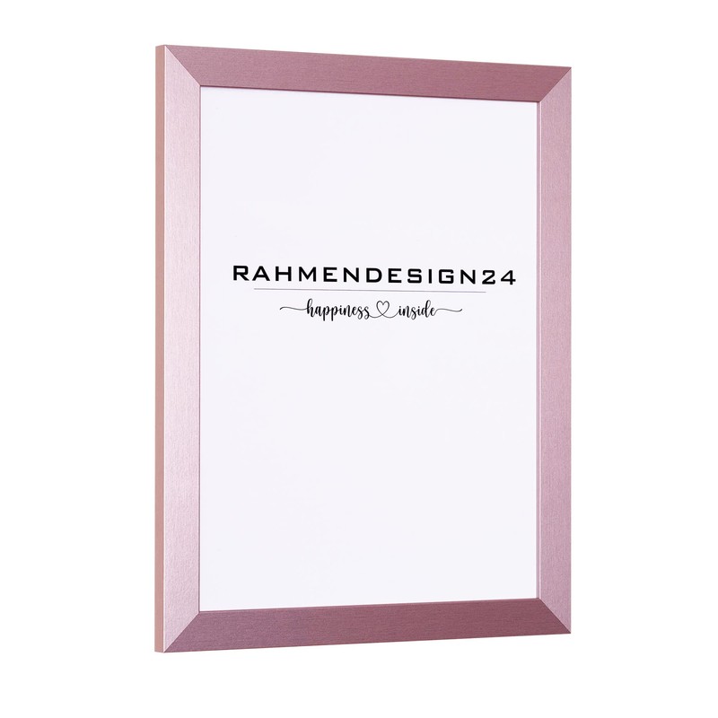 Rahmendesign24 Milano Picture Frame, 20 x 30 cm, Rose Gold