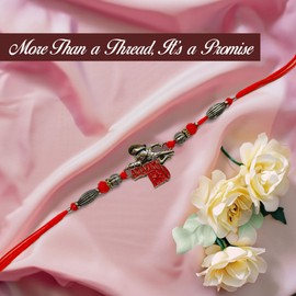 STORE INDYA Rakhi for brother | Rakhi for brother and bhabhi | Unique Premium Rakhi | Rakhi Set | Rakhi for Raksha Bandhan Festival | Indian Rakhi