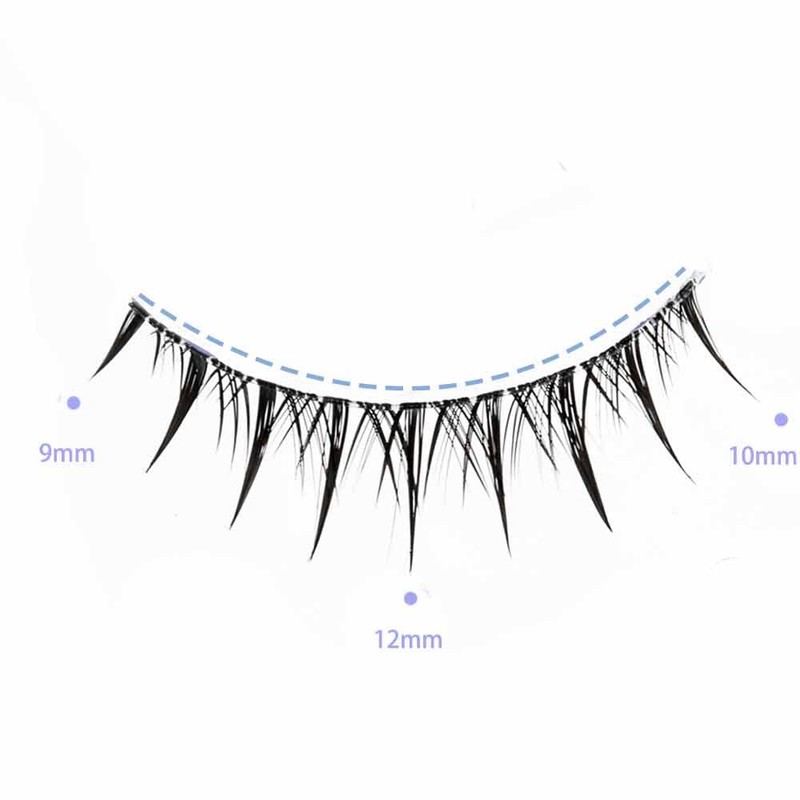 emotao False Eyelashes, Natural Eyes and Buttocks, Short, Upper/False Eyelashes,