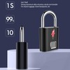 Smart Fingerprint Padlock 508DPI 360° Recognition Sensitive Security Lock for