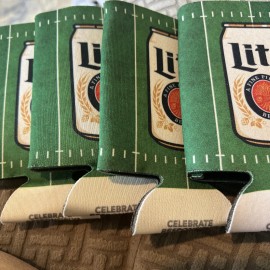 Miller Light Koozie 2022 Football - 12oz Can Wrap -Limited Edition❄️ x4