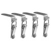 Oewnvmd 90 Degrees Duck-Mouth Buckle Hook Lock Stainless Steel Spring