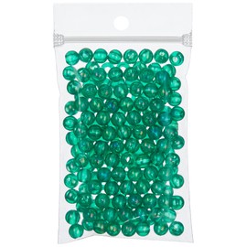 Shimamura ASH-DX8M-8 Round Beads, Pack of 200, Deluxe DX 0.3 inches (8 mm), Green