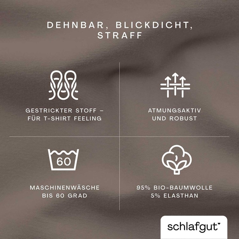 Schlafgut Pure Boxspring Fitted Sheet 90 x 190 cm to