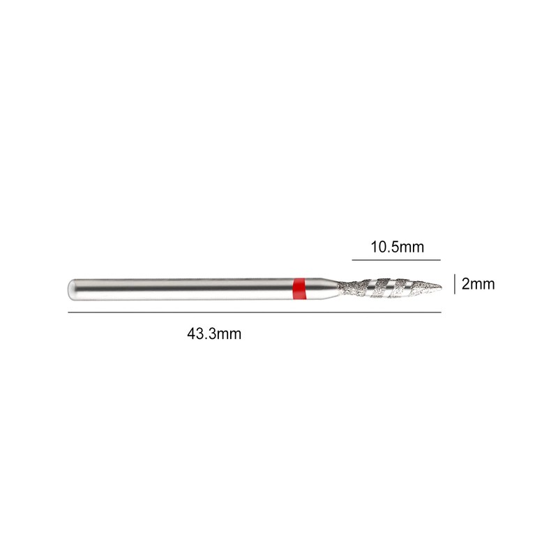BNG Cuticle Drill Bit Flame Nail Efile Bits Professional Electric