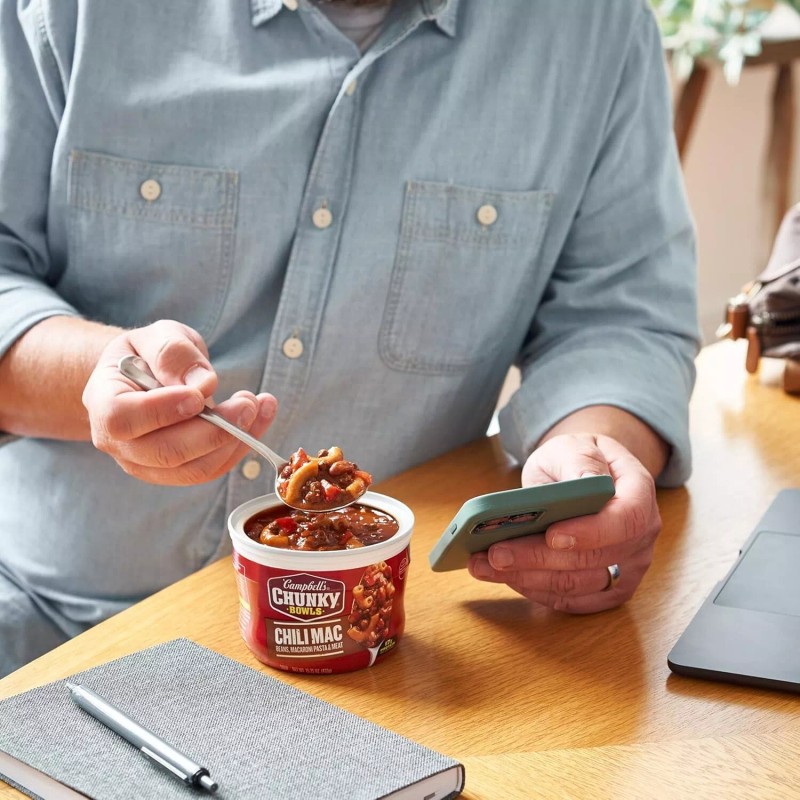 Campbell's Campbell’s Chunky Soup, Chili Mac Soup, 15.25 oz Microwavable