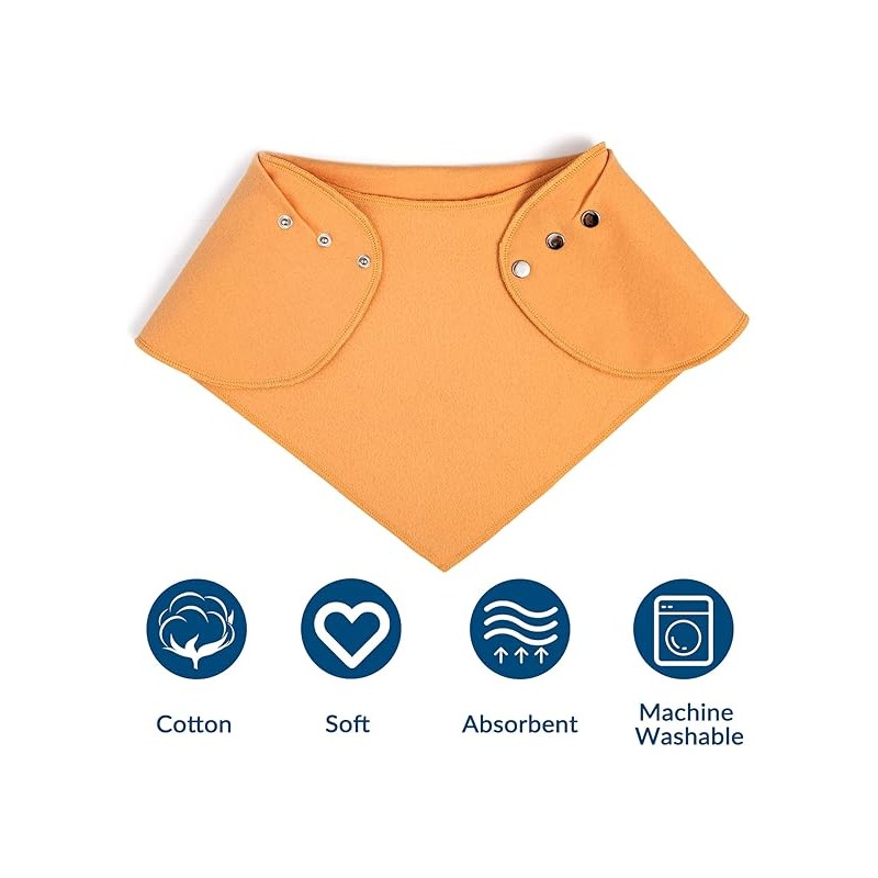 Adult Drool Bib for Special Needs, 3 Pk Soft Absorbent