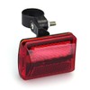 Red Bicycle Bike Rear Tail Light 5-LED Safety Flashing Mount