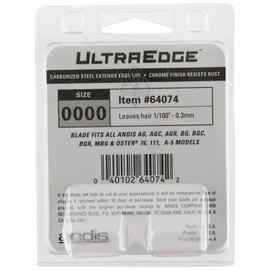 Andis 64074 UltraEdge Carbon-Infused Steel Detachable Clipper Blade, Size 0000, 1/100-Inch Cut Length