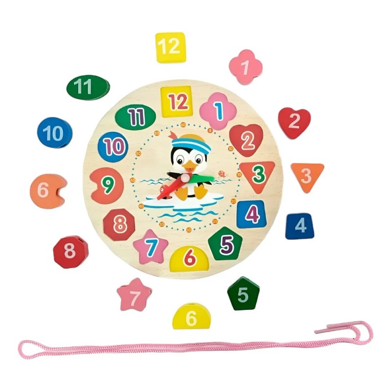 Juego Educativo Madera Montessori 1-100 Números Con Bolsa